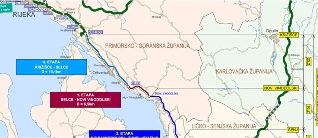 Potpisan 600 milijuna kuna vrijedan ugovor za izgradnju obilaznice iznad Novog Vinodolskog