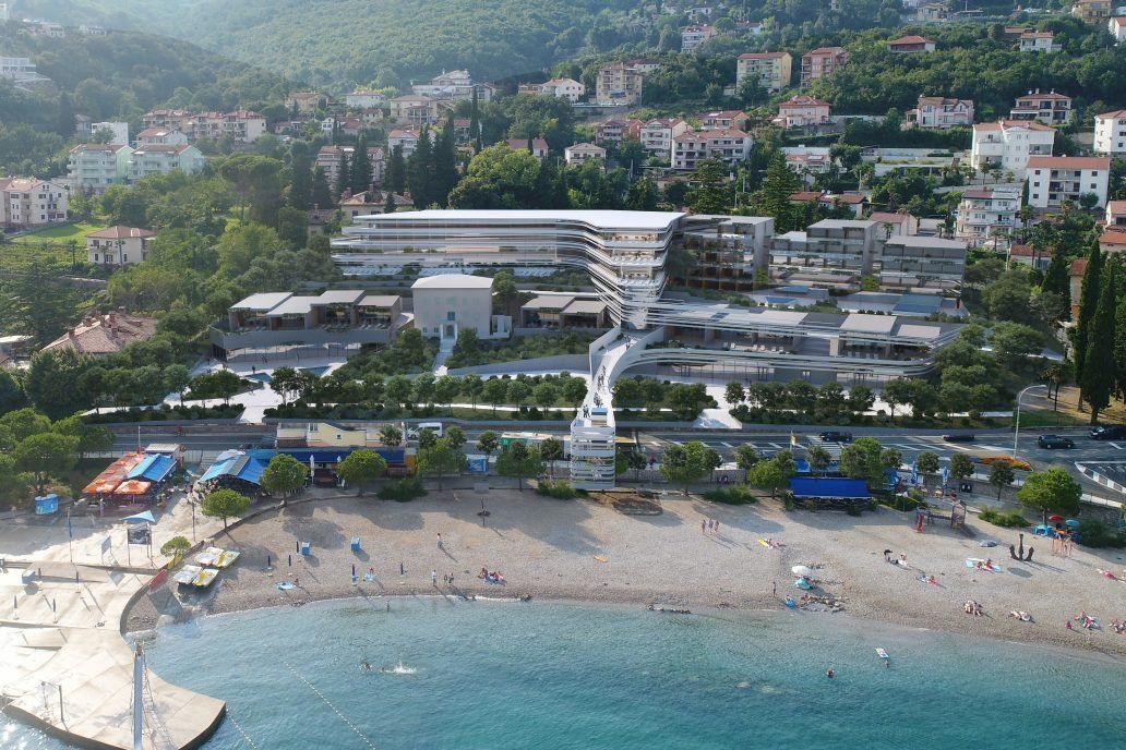 Istražno bušenje na plaži Ičići – Gradi se hotel, čiji je investitor vlasnik NK Osijek