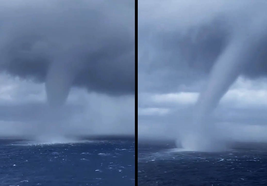 VIDEO Snimio golemu pijavicu na pučini, na samo pola milje udaljenosti