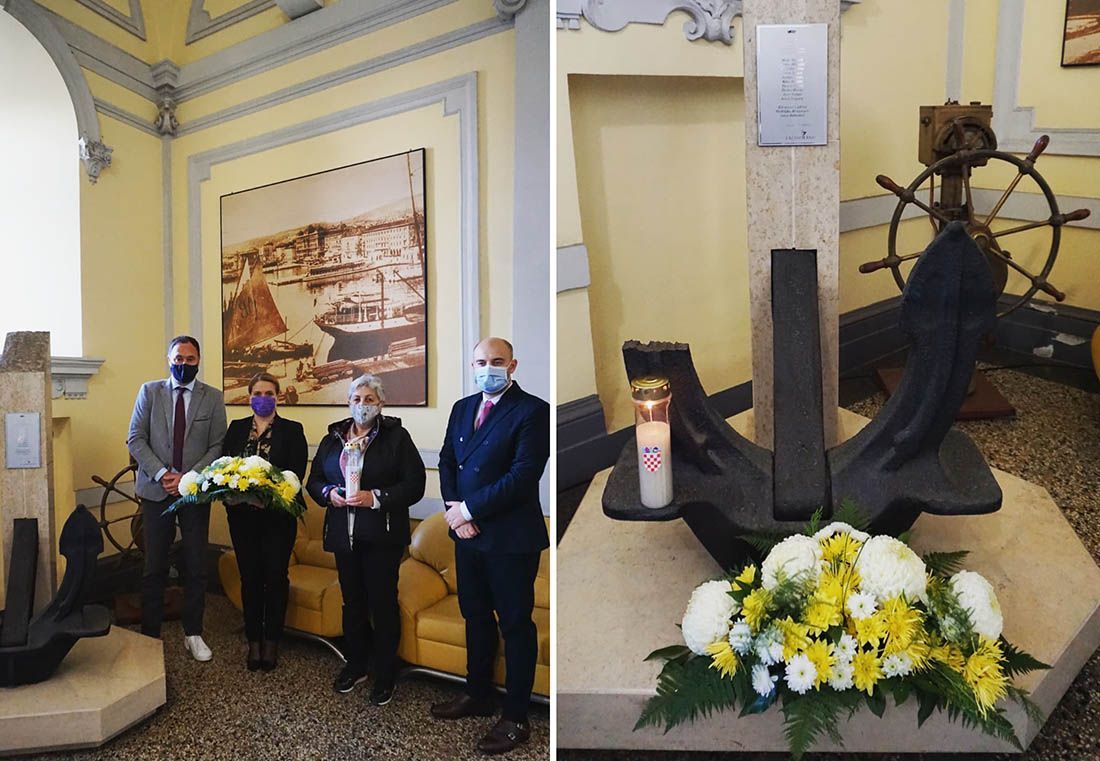 Položeni vijenci za sve poginule pomorce Jadrolinije