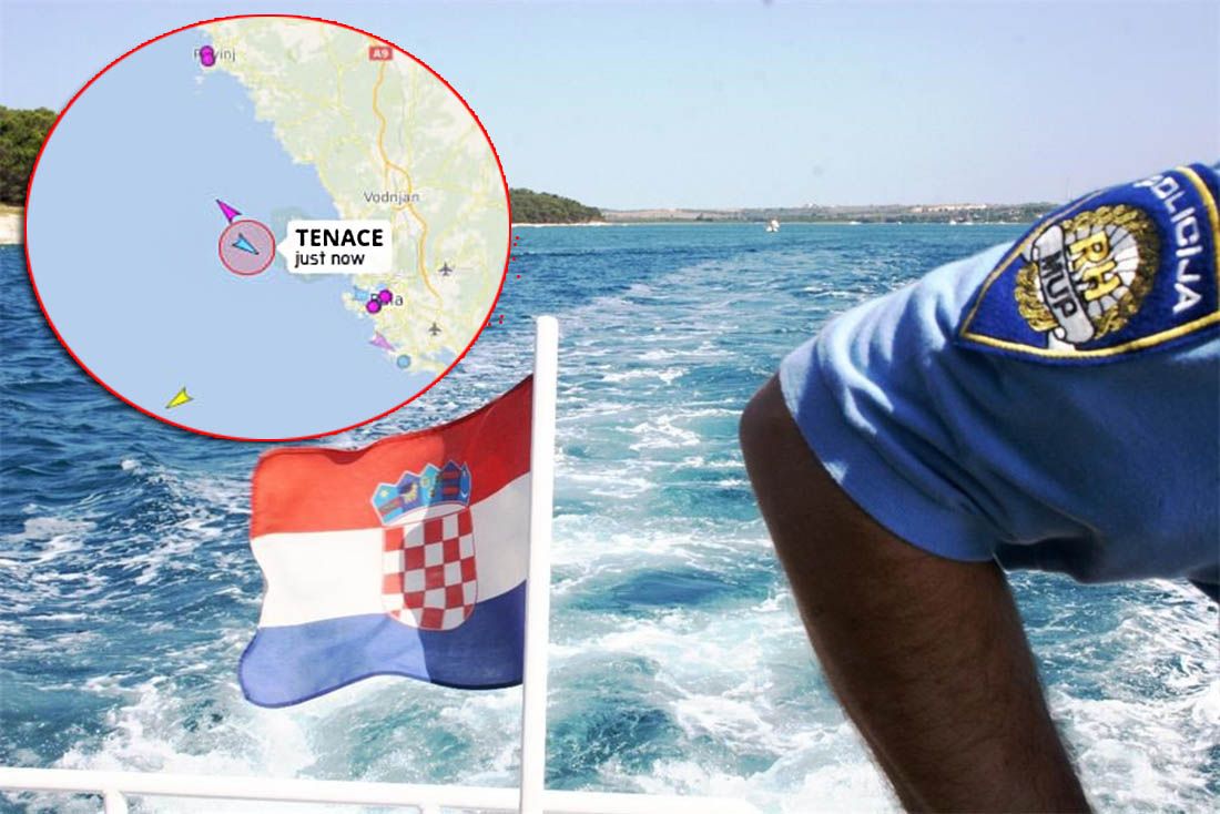 Hrvatska policija kod Istre uzaptila talijansku ribaricu, uhićena 4 člana posade