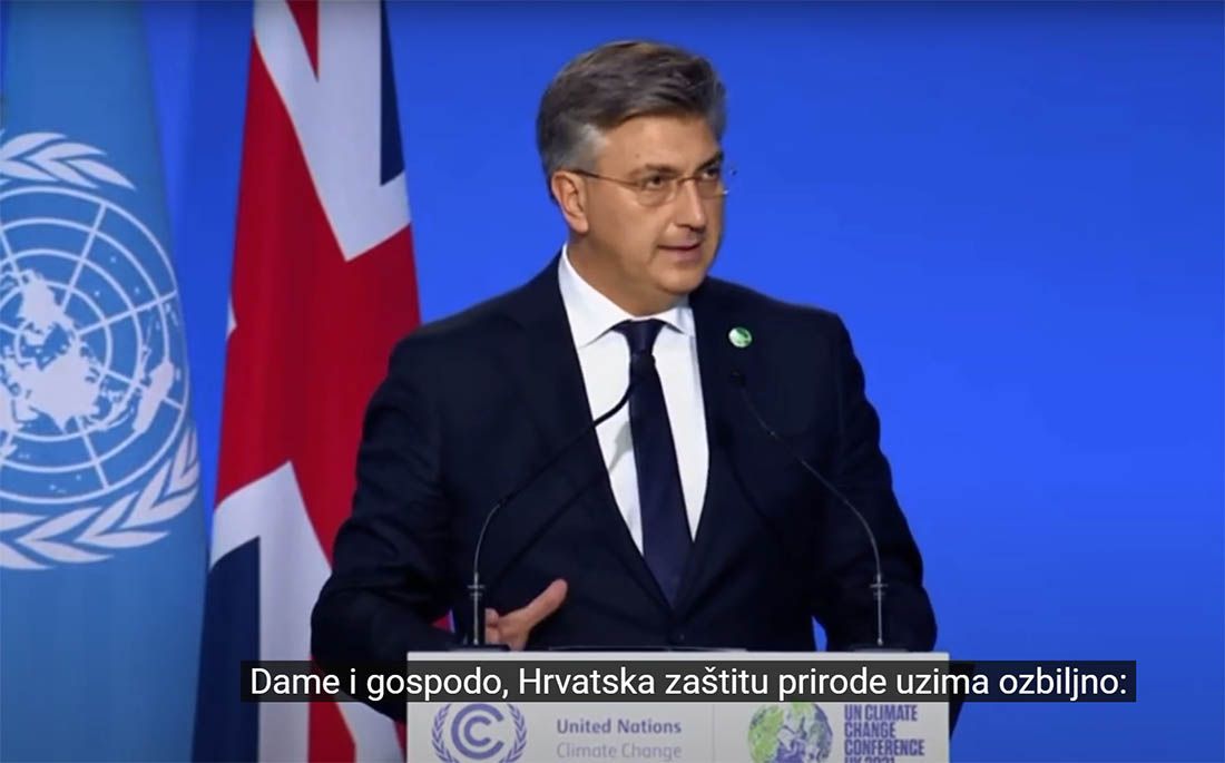 PLENKOVIĆ O KLIMI: “Hrvatska će zaštititi 30 posto Jadranskog mora i zasaditi milijun stabala godišnje!”