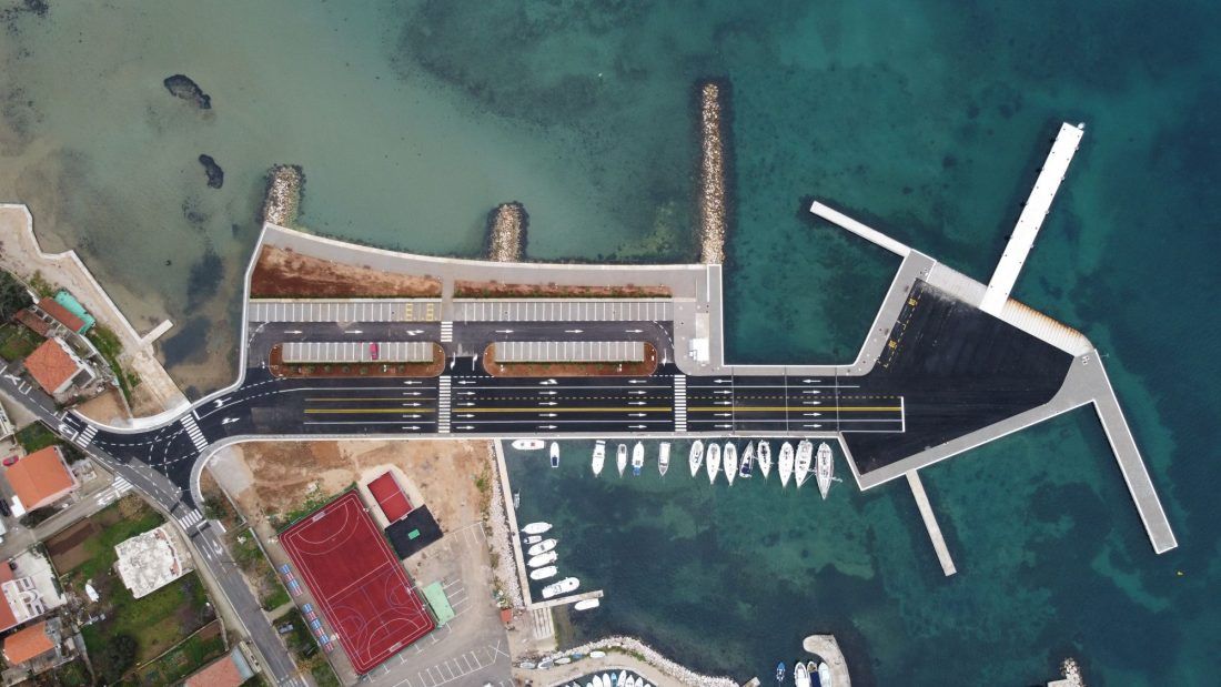 OVO JE NOVOIZGRAĐENA LUKA TKON Završen je veliki infrastrukturni projekt bez financijskih korekcija