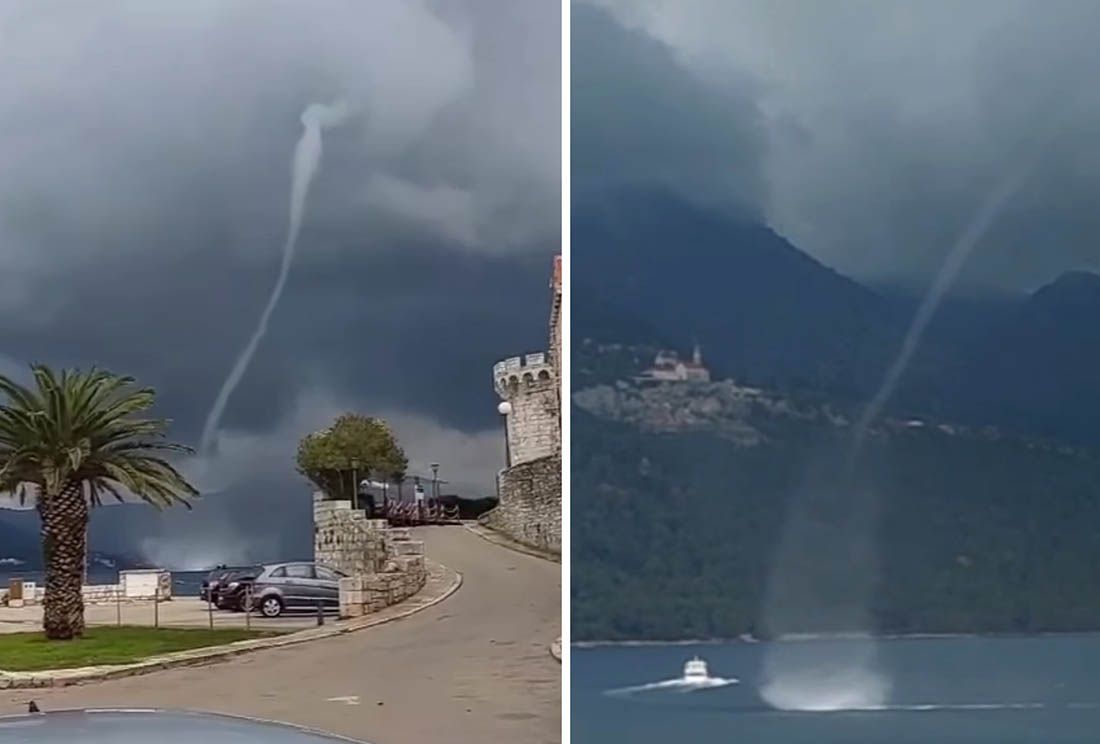 Pijavica protutnjala pored Korčule uz sama plovila