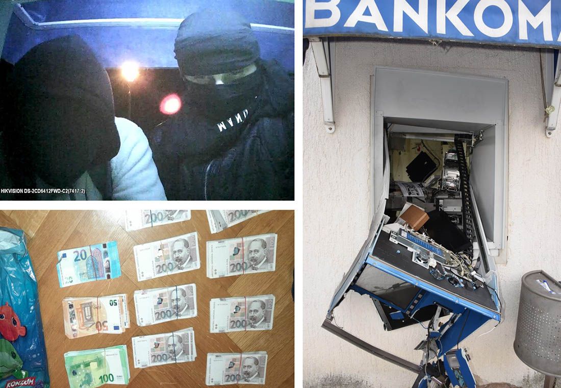 Riječka policija razotkrila šest pljačkaša za provale u bankomate uporabom vojnog eksploziva