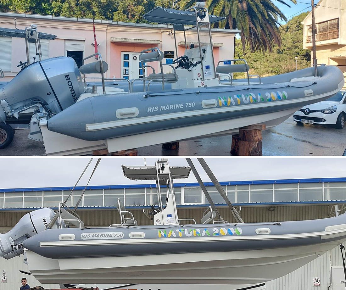 Javnoj ustanovi „Park prirode Lastovsko otočje“ uručena dva nova plovila za nadzor ekološke mreže Natura 2000