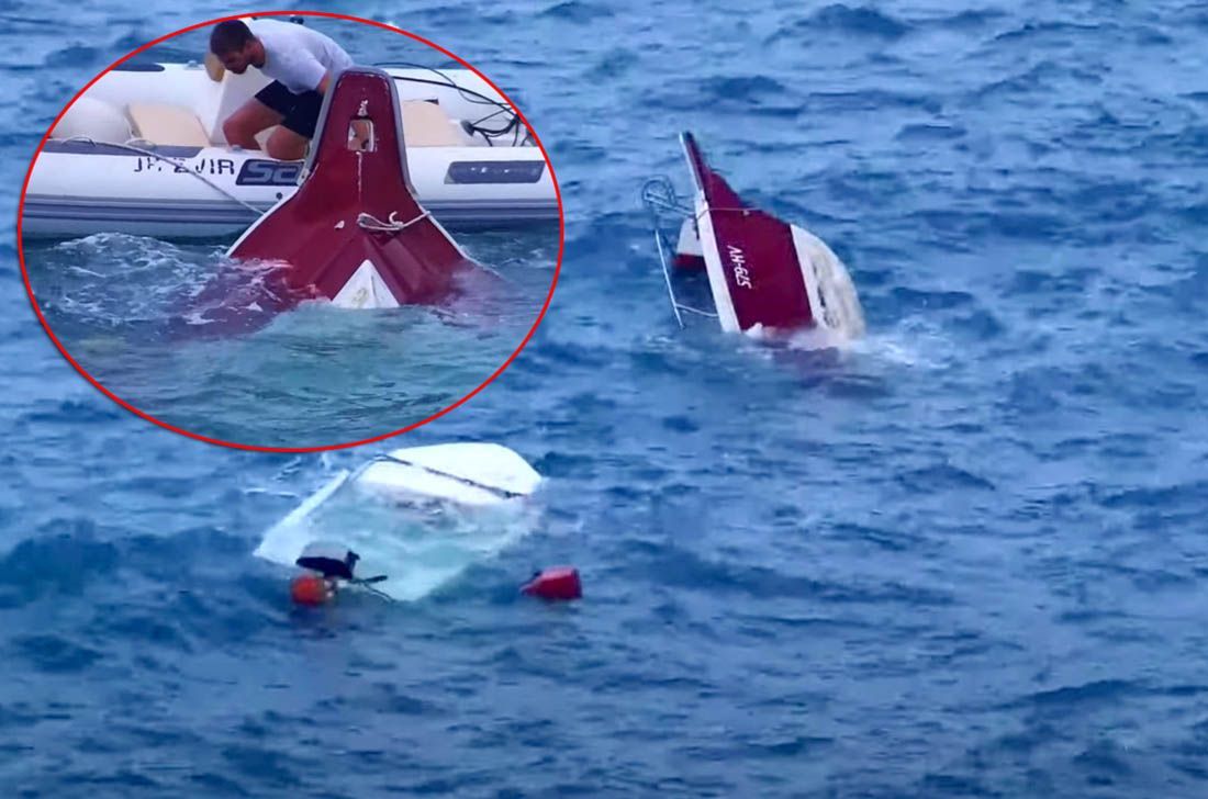 FOTO Jako jugo na Hvaru potopilo brodice