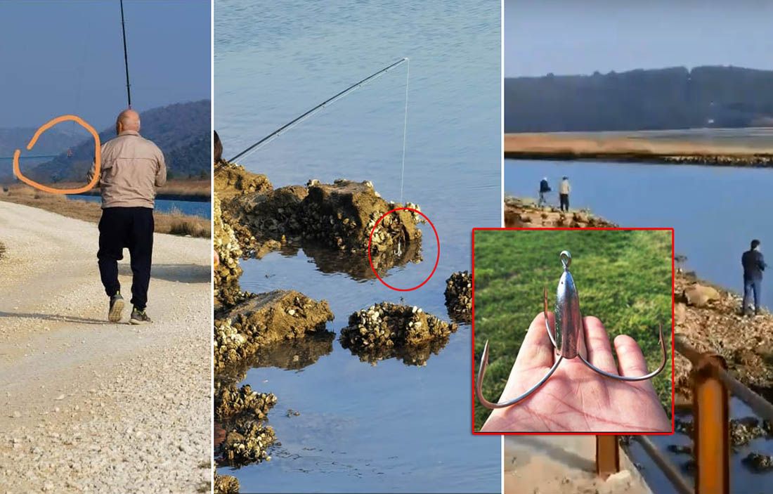 VIDEO Više osoba snimljeno u krajnje nehumanom i nedozvoljenom ribolovu na ušću rijeke Mirne!