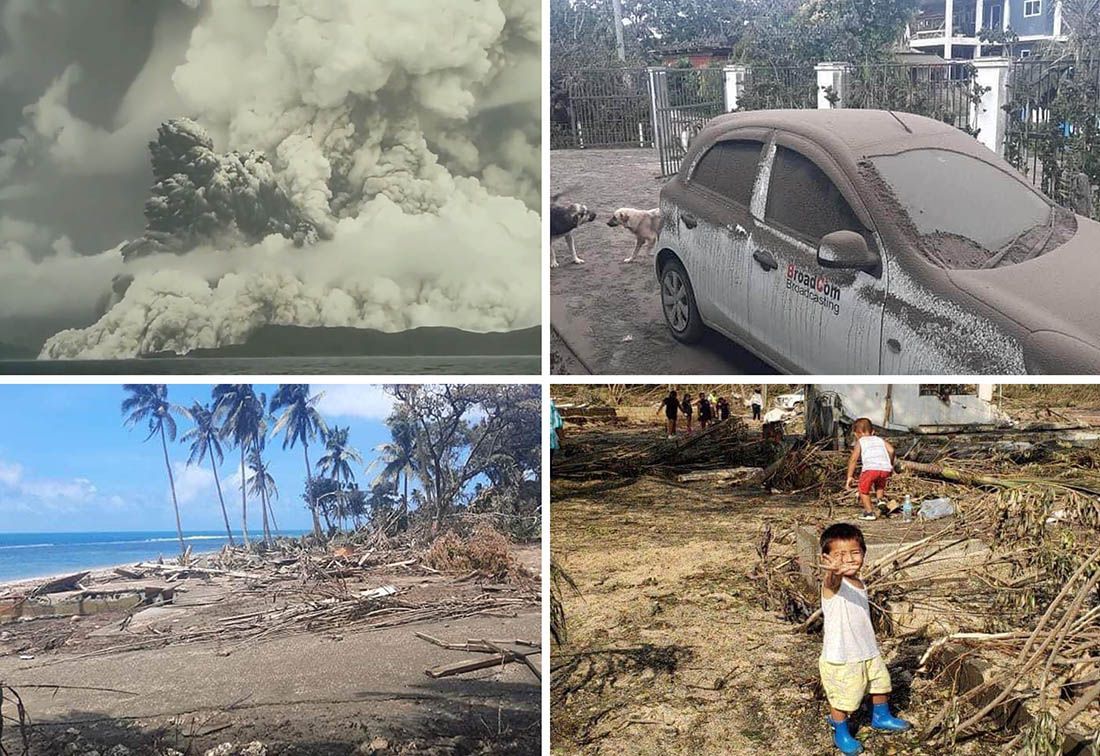 FOTO/VIDEO Nove snimke devastirane Tonge otkrivaju razmjere kataklizme