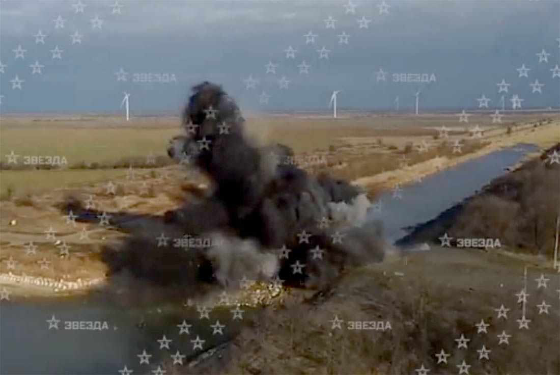 VIDEO Rusi digli u zrak branu kod okupiranog poluotoka Krima