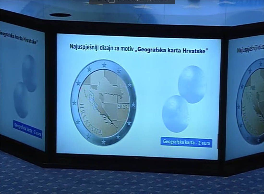 VIDEO Predstavljen dizajn hrvatskih kovanica eura i centa