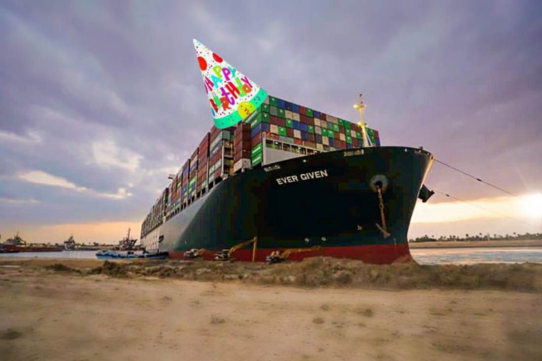 INTERNET SE SPRDA Prije godinu dana u Sueskom kanalu se nasukao Ever Given