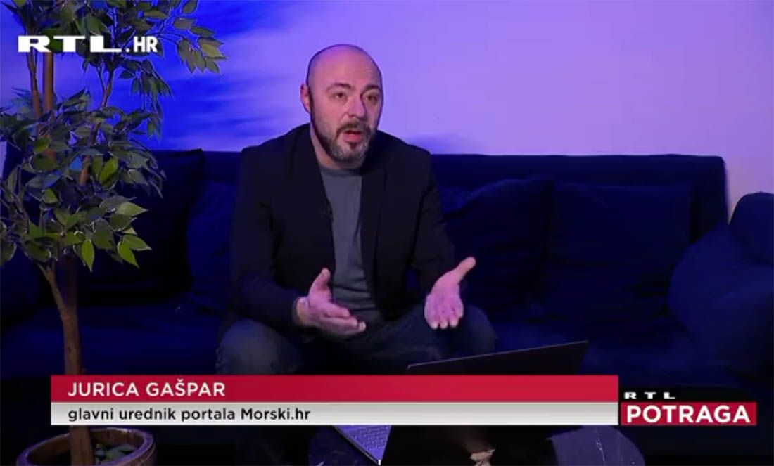 Jurica Gašpar za RTL Potragu: “Teško je utvrditi vlasnike jahti, jer se mnoge registriraju na firme, žene ili ljubavnice”