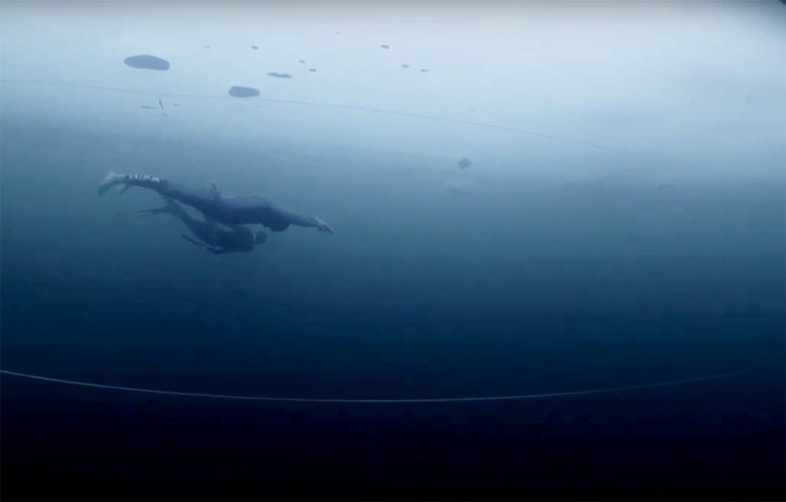 VIDEO Francuski ronilac postavio novi CMAS svjetski rekord u ronjenju pod ledom