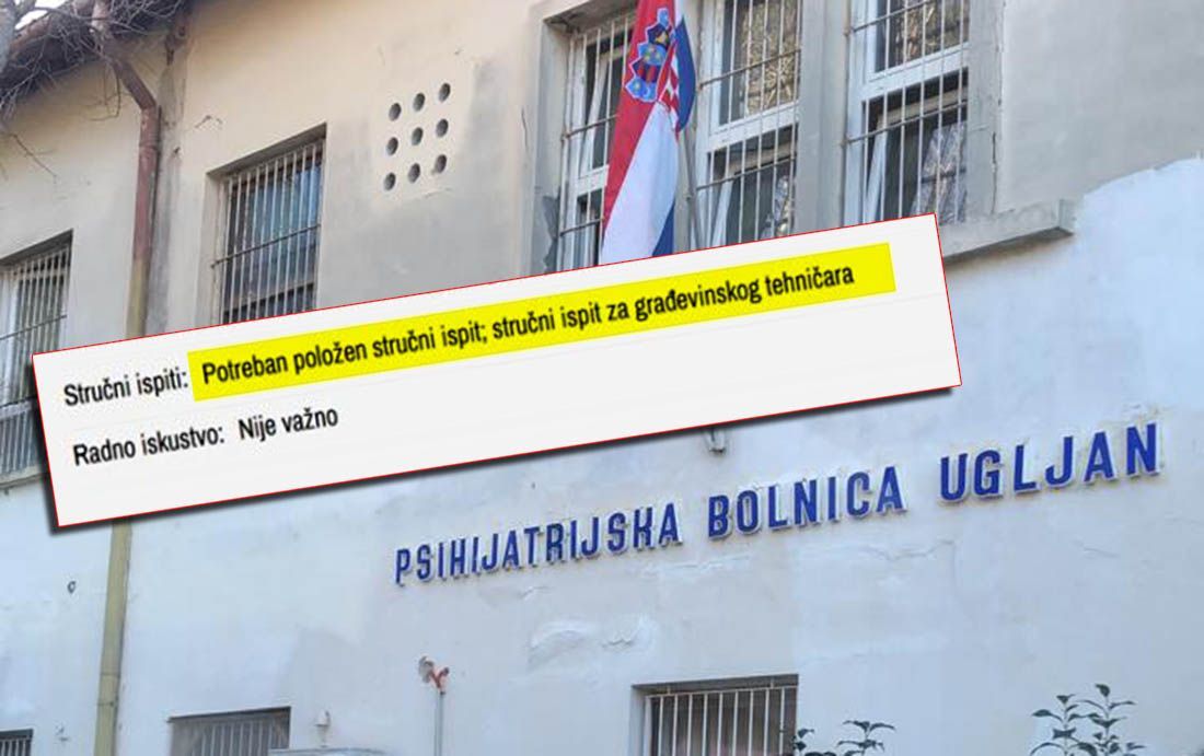 Bolnica u Ugljanu traži psihijatra, a uvjet je položen ispit za građevinskog tehničara