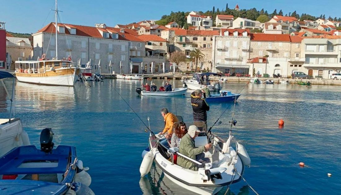 FALA TI MORE Ni bura nije obeshrabrila stivanske natjecatelje u sportskom ribolovu