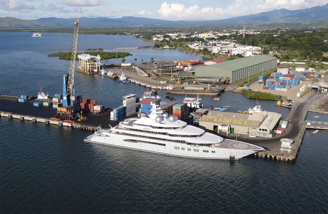 VIDEO Superjahta sankcioniranog ruskog oligarha stigla na Fidži, uključuje se i policija