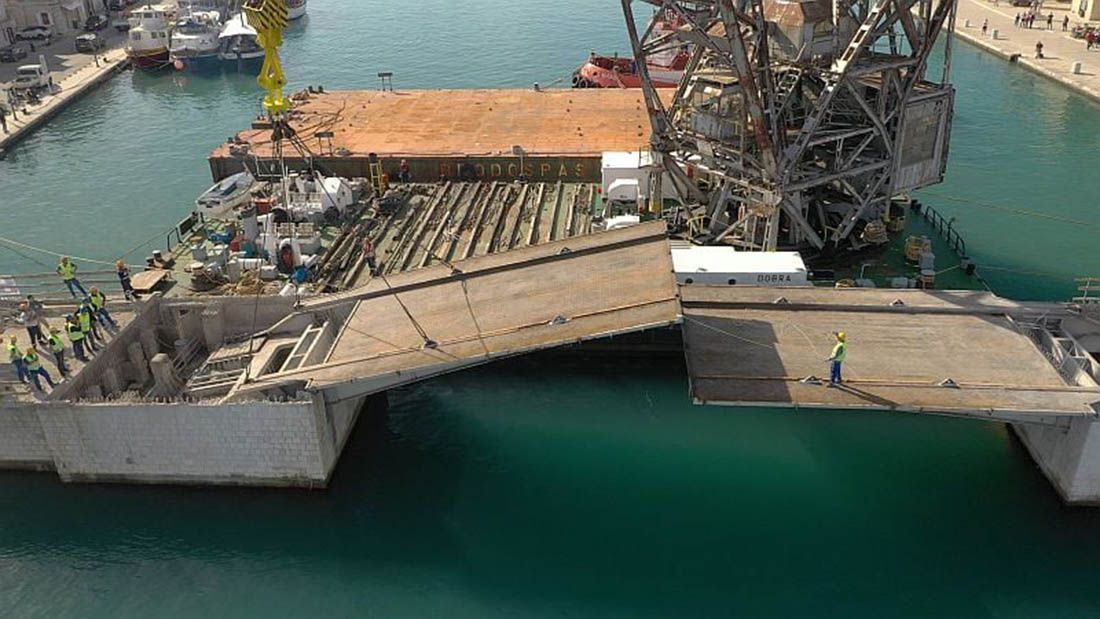 STARI ČIOVSKI MOST USKORO U FUNKCIJI U četvrtak se montira sredičnji čelični raspon