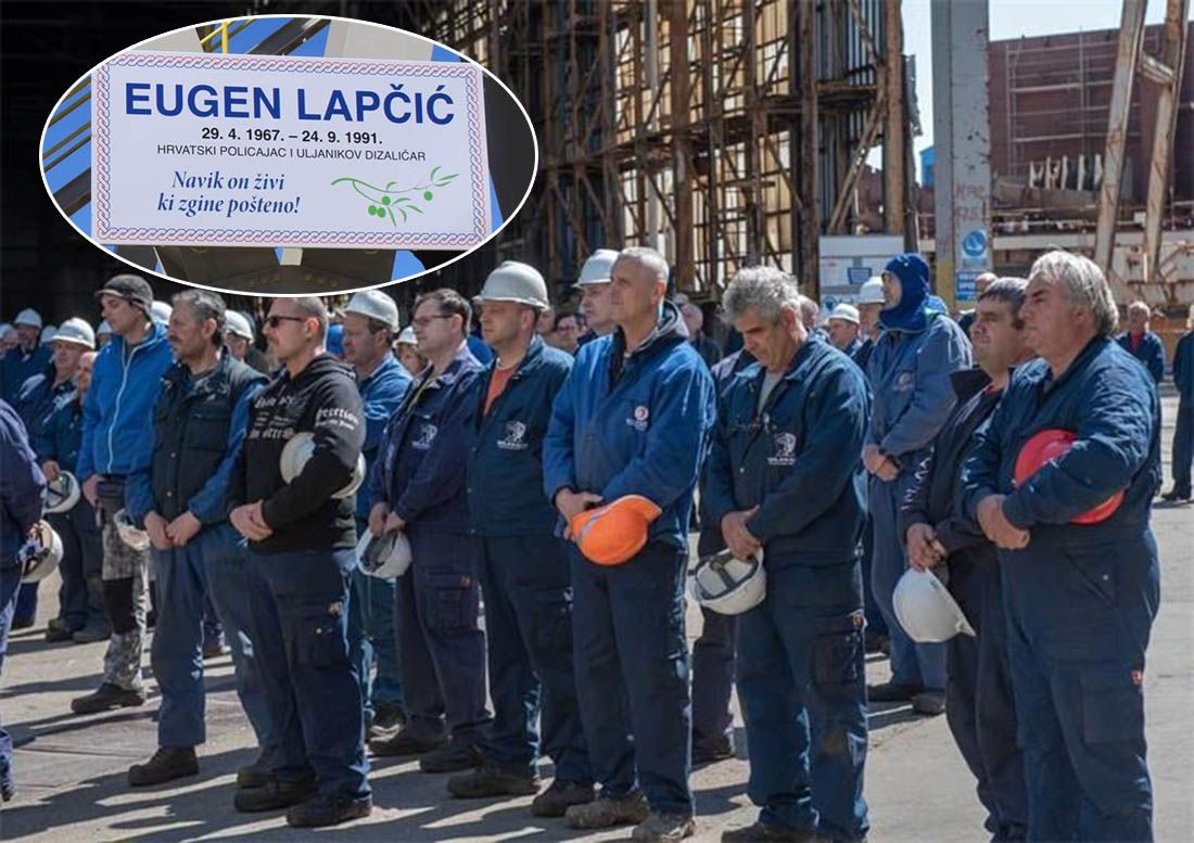 U Puli podignuta spomen ploča Uljanikovom dizaličaru, poginulom u Domovinskom ratu