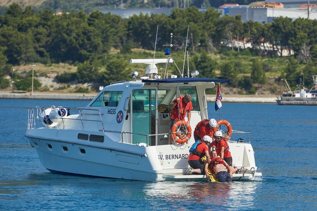 FOTO Terenska vježba spašavanja na moru – Spremnost sustava civilne zaštite Splitsko-dalmatinske županije