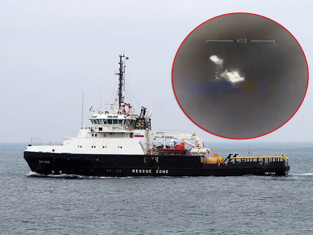 Ukrajinci objavili da su pogodili ruski tegljač koji je prevozio oružje i vojnike