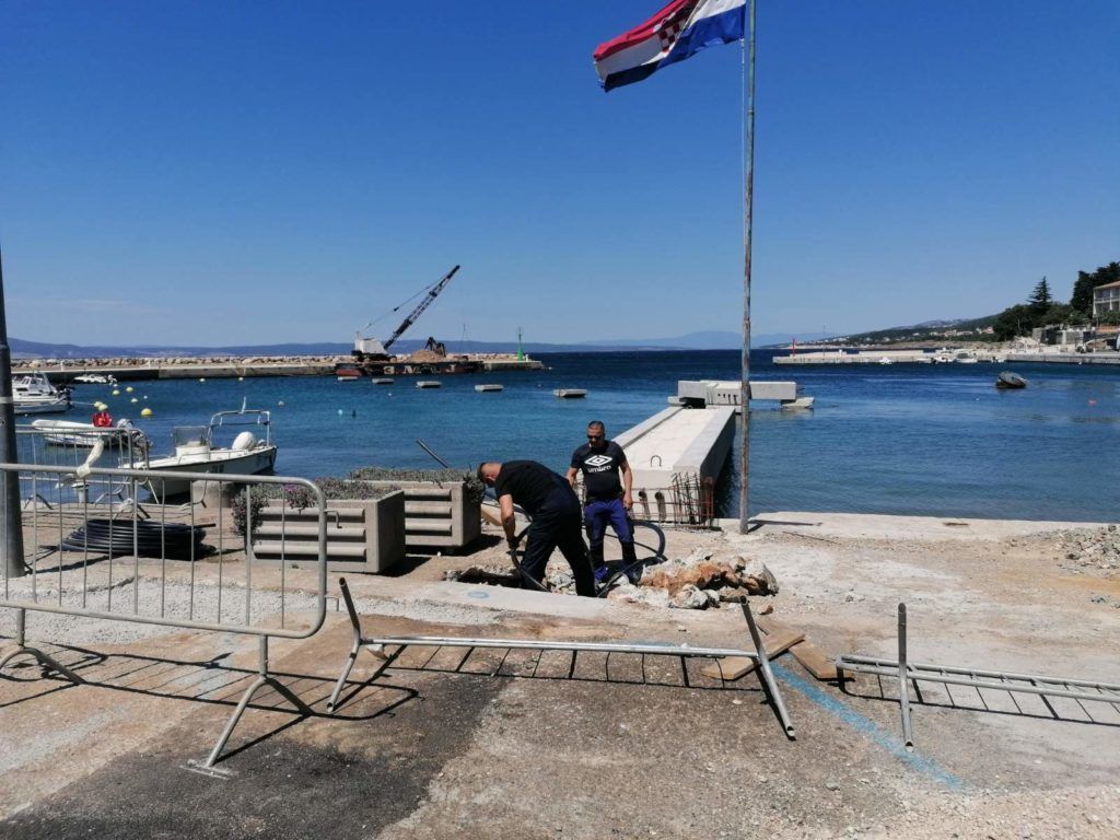 Napreduju radovi na rekonstrukciji ribarske luke Klenovica