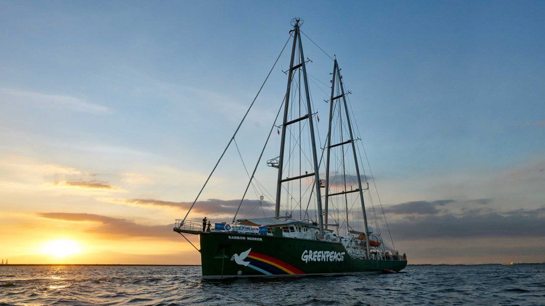 Čuveni Greenpeaceov brod Rainbow Warrior stigao u Šibenik