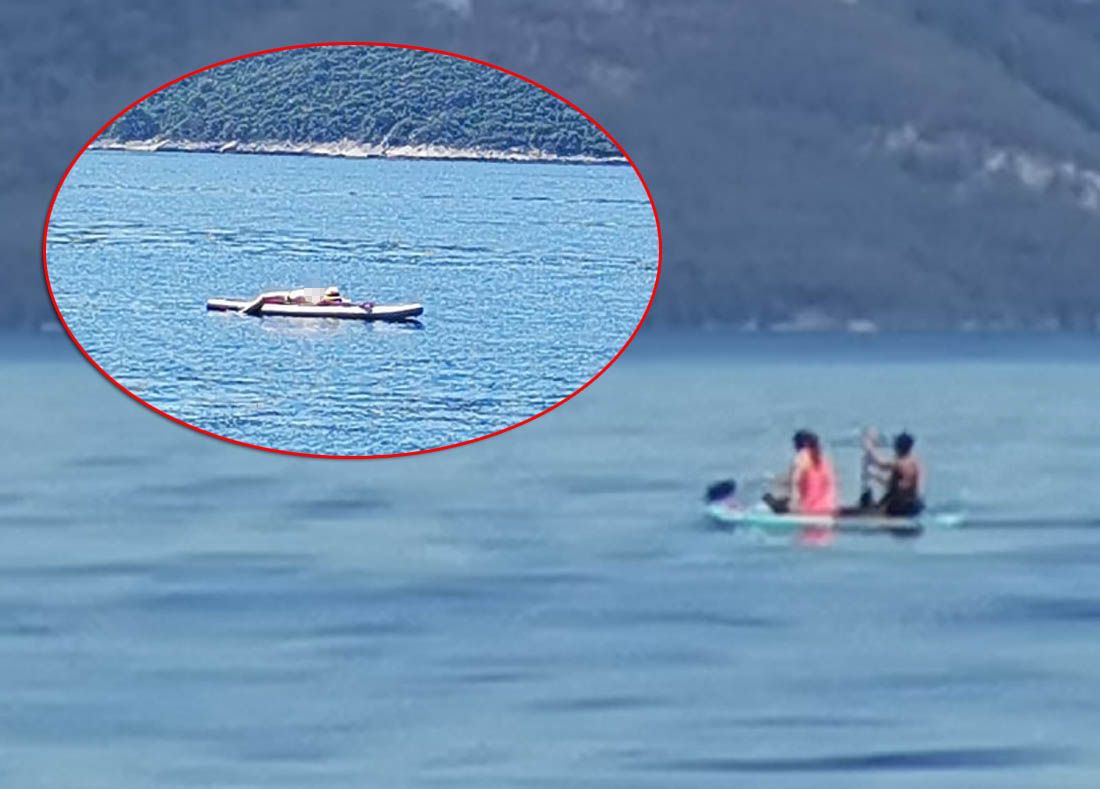 Upozorenje nautičarima: “Dvije žene na dasci prelaze Korčulanski kanal, treća se kod Pelješca sunča pola milje od obale!”