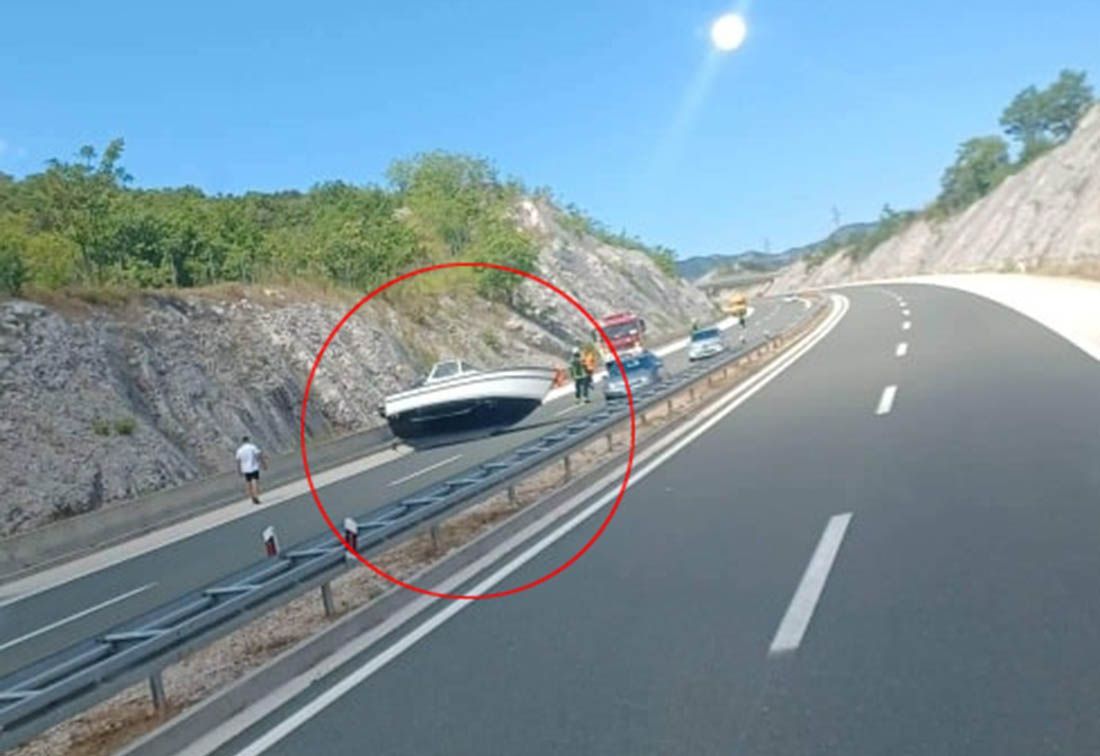 BIZARNA NESREĆA NA DALMATINI S prikolice se otkačila brodica