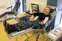 FOTO U vojarni u Lori održana akcija dobrovoljnog darivanja krvi