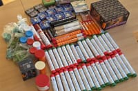 SPLIT U stanu pronađeno 806 komada pirotehničkih sredstava