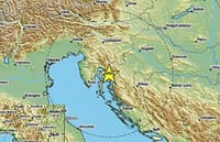 Slab potres na Krku u blizini Stare Baške