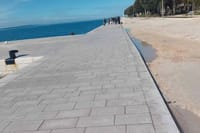 Jugo "ukralo", komunalci vratili: "Na zadarsku rivu postavljen novi materijal"