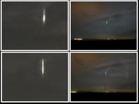 Misteriozna svjetla nad Pagom: "Bilo ih je više, a ovo je snimljeno u mjestu Košljun, prema Viru". Saznali smo o čemu se radi!