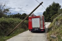 Jaka bura u Podstrani srušila stup