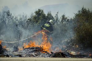 Troje maloljetnika bacanjem opušaka izazvali požar kod Šibenika