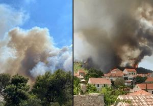 ZAVRŠEN OČEVID Uzrok požara na Hvaru u kojem je poginuo čovjek je otvoreni plamen!