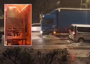 VIDEO Snažna kiša uzrokovala poplavu i odrone u Dubrovniku