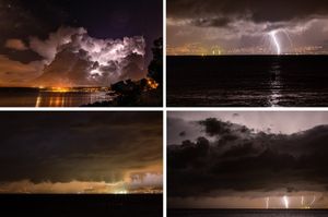 FOTO Srušen apsolutni kišni rekord u Rijeci - Fotograf s Krka snimio čudovišnu oluju!