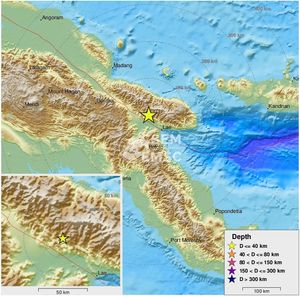 Potres magnitude 7,6 po Richteru pogodio Papua Novu Gvineju