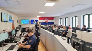 Posjet njemačkih vatrogasaca Operativnom vatrogasnom zapovjedništvu u Divuljama