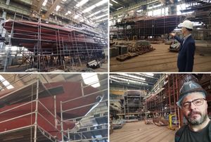 FOTO/VIDEO EKSKLUZIVNO Ušli smo u hale Brodosplita gdje se grade hrvatski vojni brodovi koje Banožić ne želi!