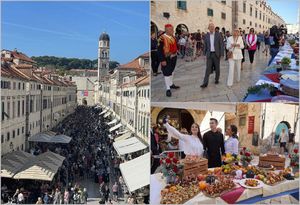 FOTO Humanitarna Dubrovačka trpeza ponovno na Stradunu okupila građane i posjetitelje