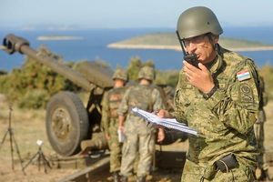Nadzorno tehničko gađanje na vojnom poligonu "Zečevo" Rogoznica