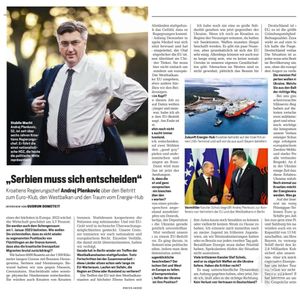 Plenković za Focus: Širimo kapacitete LNG-a, Hrvatska može postati energetsko regionalno čvorište