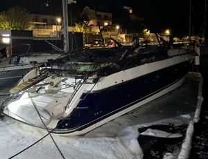 Nijemcu u Jadranovu izgorjela jahta!