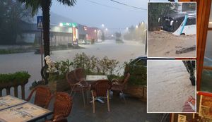 FOTO/VIDEO Potop u Novom Vinodolskom: "Ovako što ne pamtimo!"