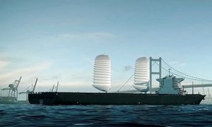 Zaplovio je još jedan teretni jedrenjak: Njegov sustav na napuhavanje projektirao je Michelin!