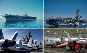 FOTO/VIDEO: FASCINANTNI KADROVI Golemi nosač danas isplovljava iz splitskog akvatorija, evo što smo sve snimili!