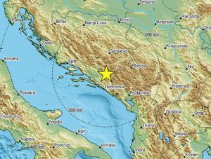 TRESE SE DALMACIJA Snažan potres s epicentrom u južnoj Hercegovini